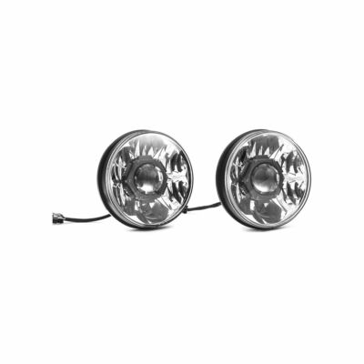 KC HiLiTES 7'' Gravity Led Pro 2-Headlights 40W Driving Beam For Jeep JL JT 