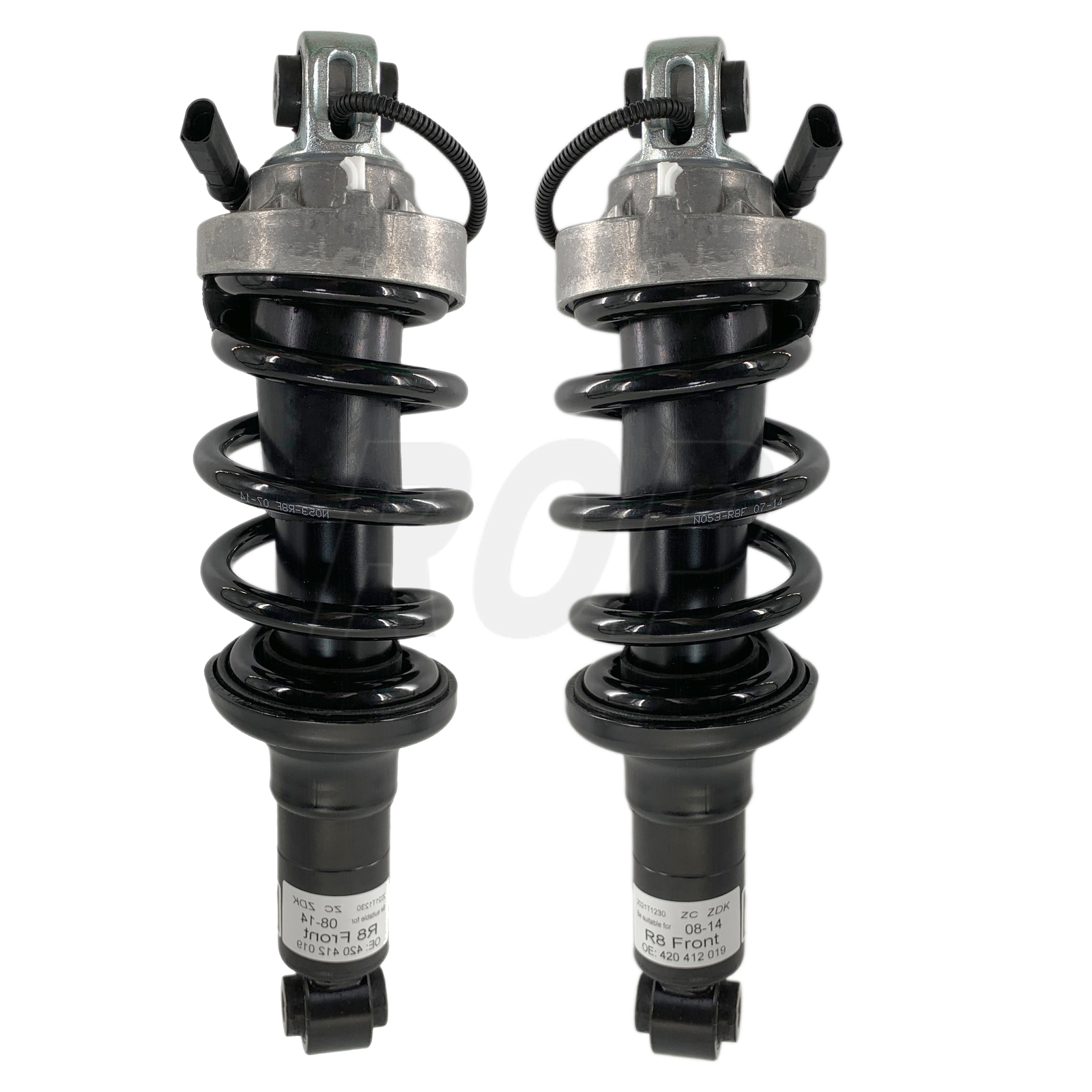 Pair For Audi R8 2007-12 Front Air Suspension Shock Absorber 420412019 420412020