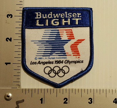 1984 OLYMPICS BUDWEISER LIGHT BUD VINTAGE EMBROIDERED PATCH | eBay