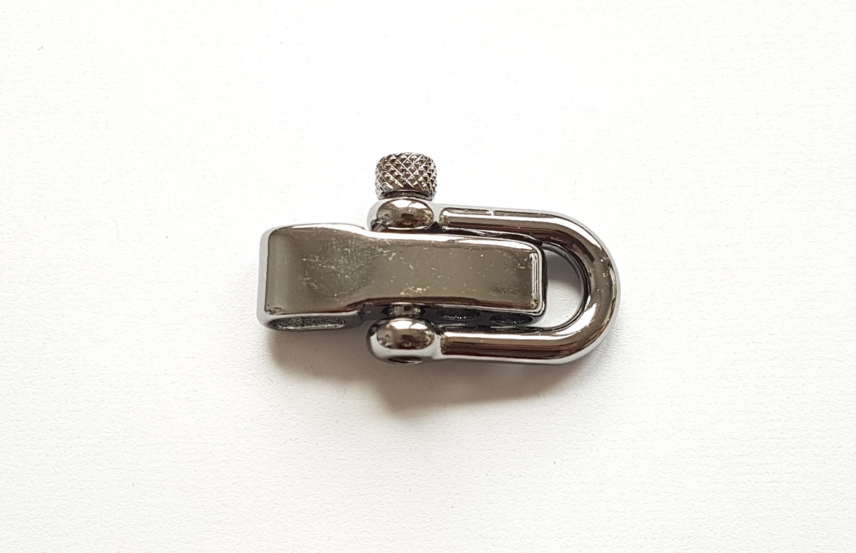 Ganzoo 10er Set Schäkel Aus Stahl – 33x20 Mm (M), Für Paracord Armbänder, Halsbänder Und Befestigungen