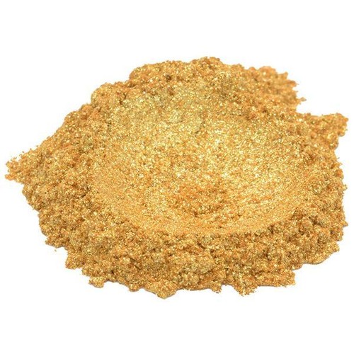 24 KARAT GOLD / YELLOW LUXURY MICA COLORANT PIGMENT POWDER COSMETIC GRADE 2 OZ - Picture 10 of 12