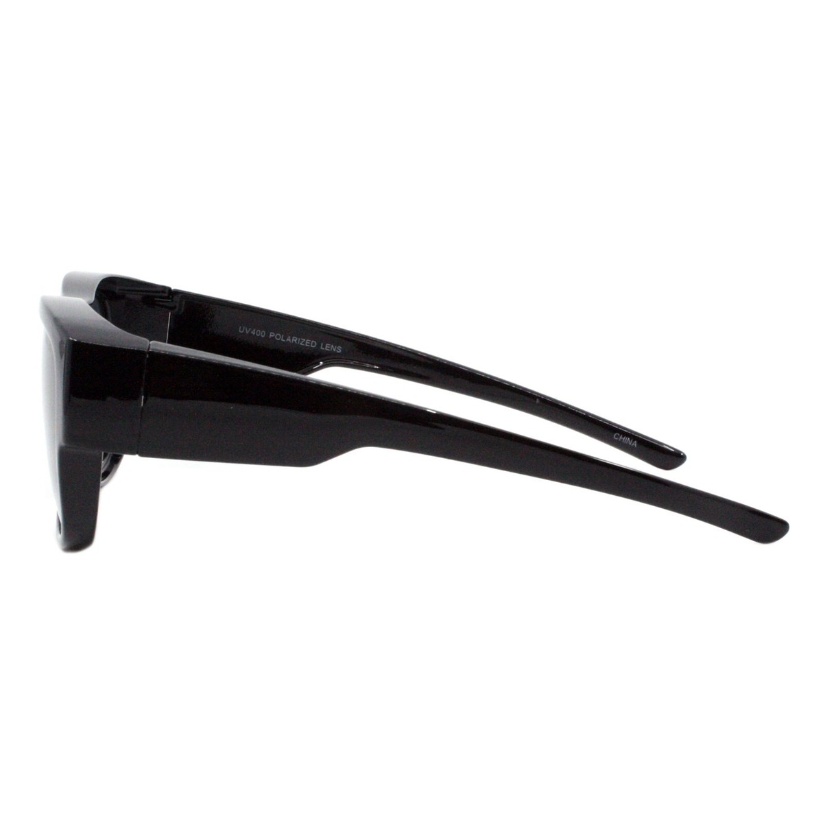 Polarized Lens Fit Over Sunglasses Lightweight Soft Square 