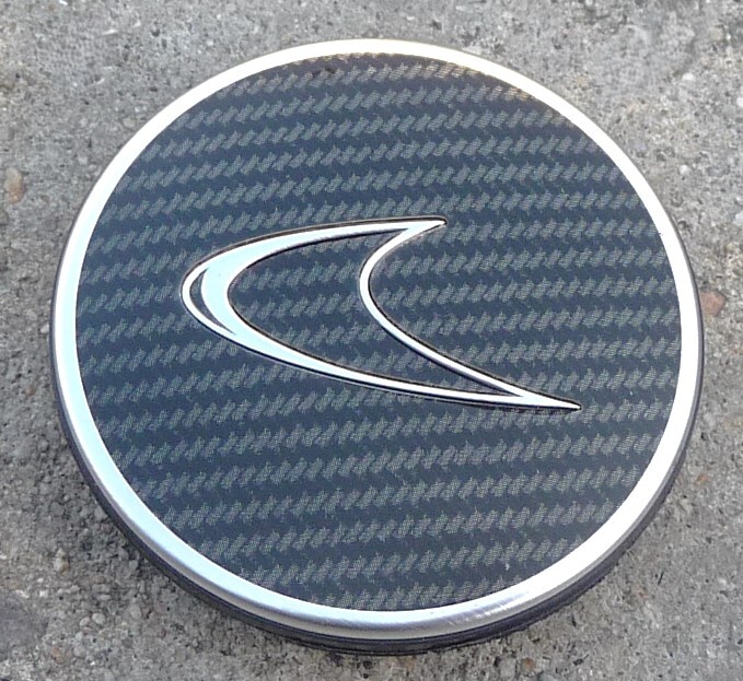 2012-2016 Mclaren MP4-12C 650s Black Carbon Fiber Wheel Hub Cap 11B1651CP OEM