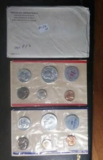 1962 U.S. P & D Uncirculated Silver Mint Set in Original Mint Issued Envelope