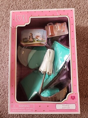 Lori Dolls Rooftop Patio Set Doll Accessories, NEW