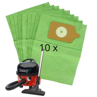 10 Staubsaugerbeutel passend für Numatic James Charles Harry Henry Staubsauger