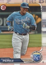 2019 Bowman #23 Salvador Perez Kansas City Royals {BOX 22 A6}