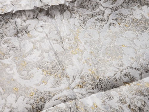 Hallmart Collectibles Lantana Comforter Set Riverbrook Home 6 Pieces Gold & Gray - Picture 6 of 13