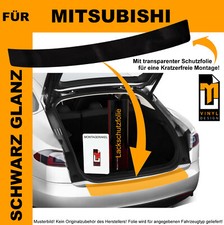 Lackschutzfolie Ladekante für Mitsubishi Outlander 2006-2012 Schwarz Glanz