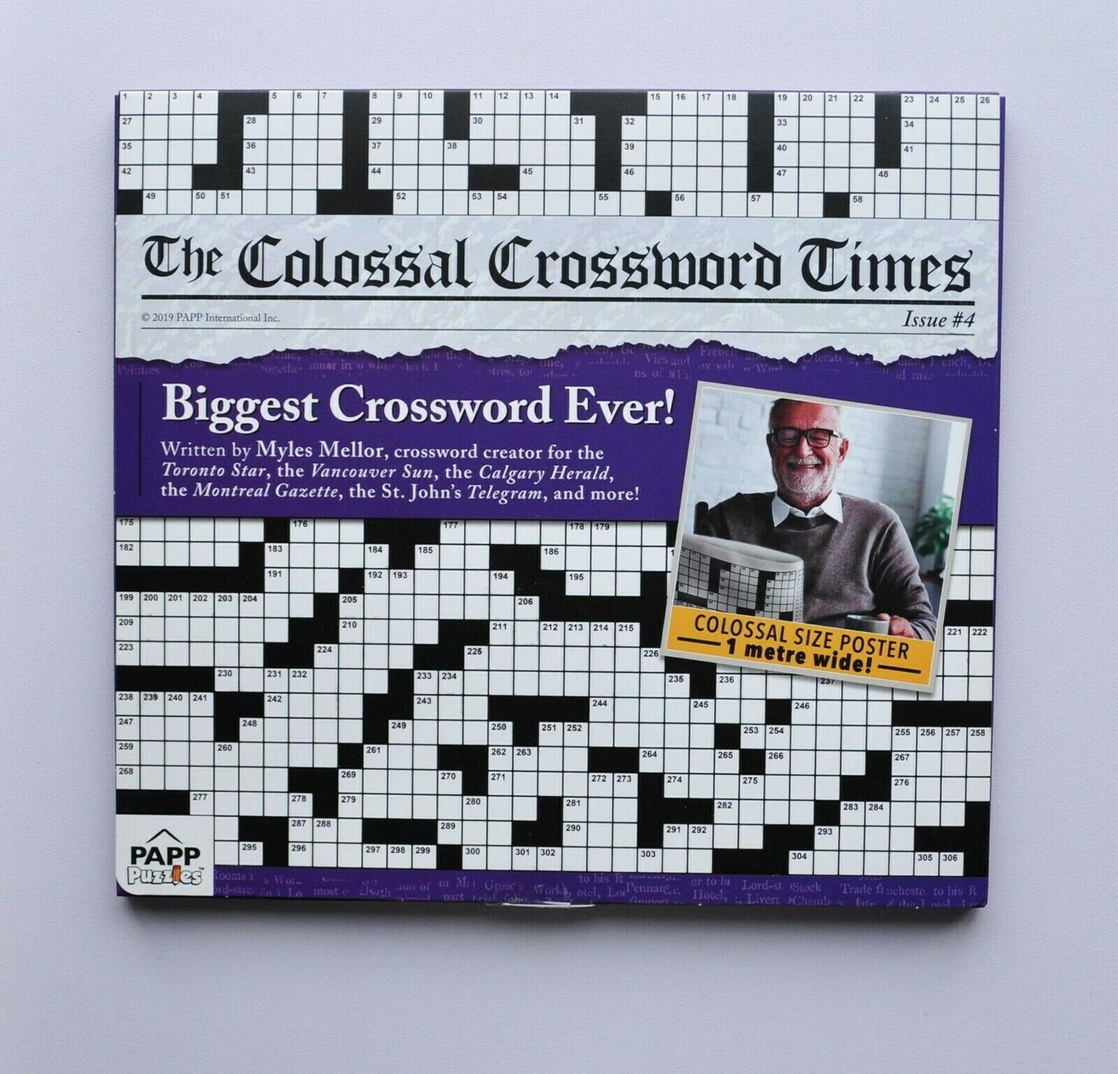 The colossal crossword times #4 large papp puzzle largest biggest huge giant  big | ebay
