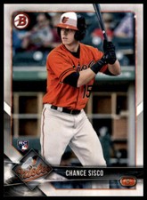 Chance Sisco 2018 Bowman #12 RC Baltimore Orioles