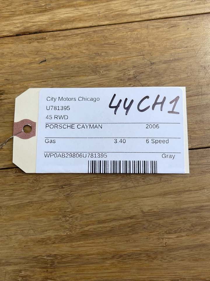 Porsche Cayman 987 2005-2013 columna de dirección eje intermedio 45 k millas Foto 2 de 4