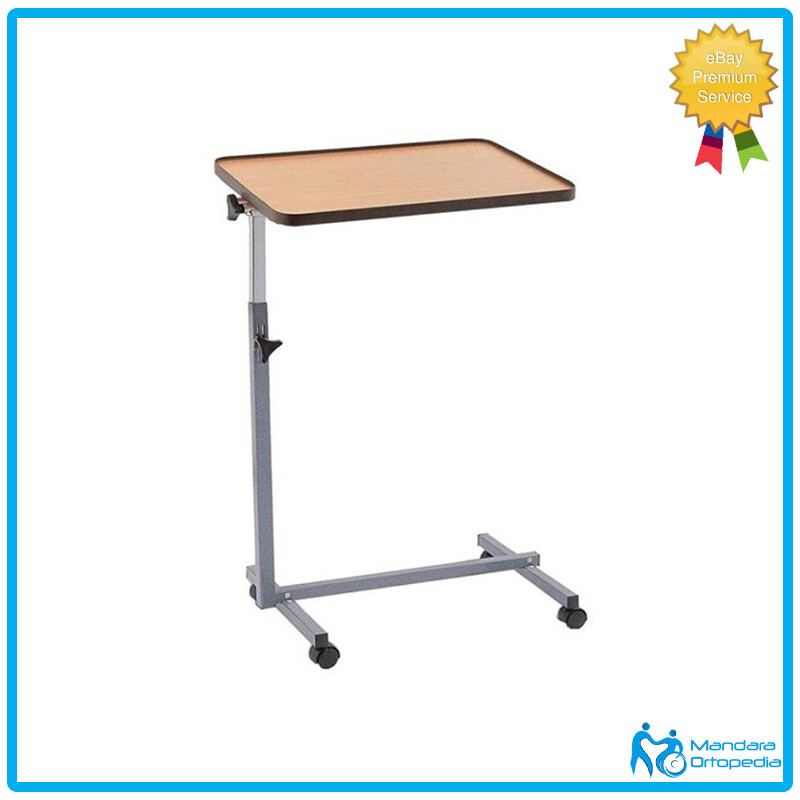 TAVOLO LETTO CON RUOTE PIANO INCLINABILE TAVOLINO SERVITORE - Main Image