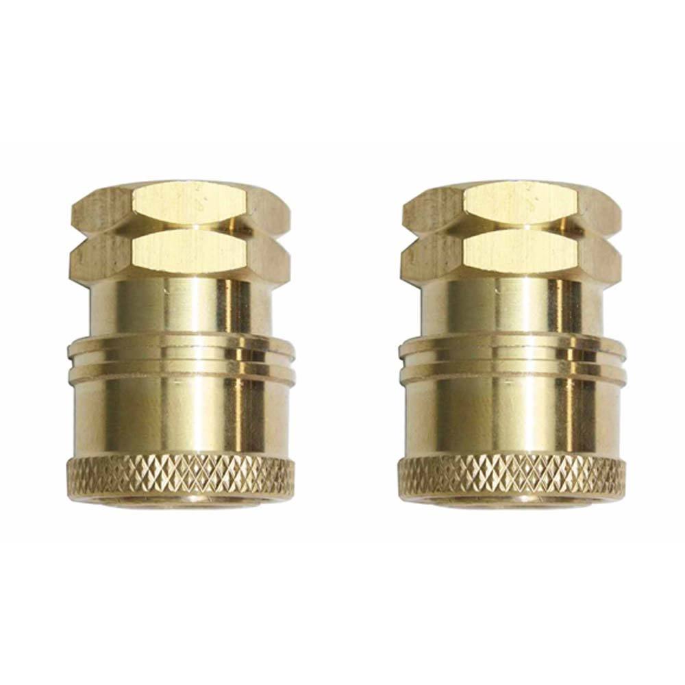High-Pressure 5200 PSI Brass Coupler for PW7130 Washer - 2-Pack