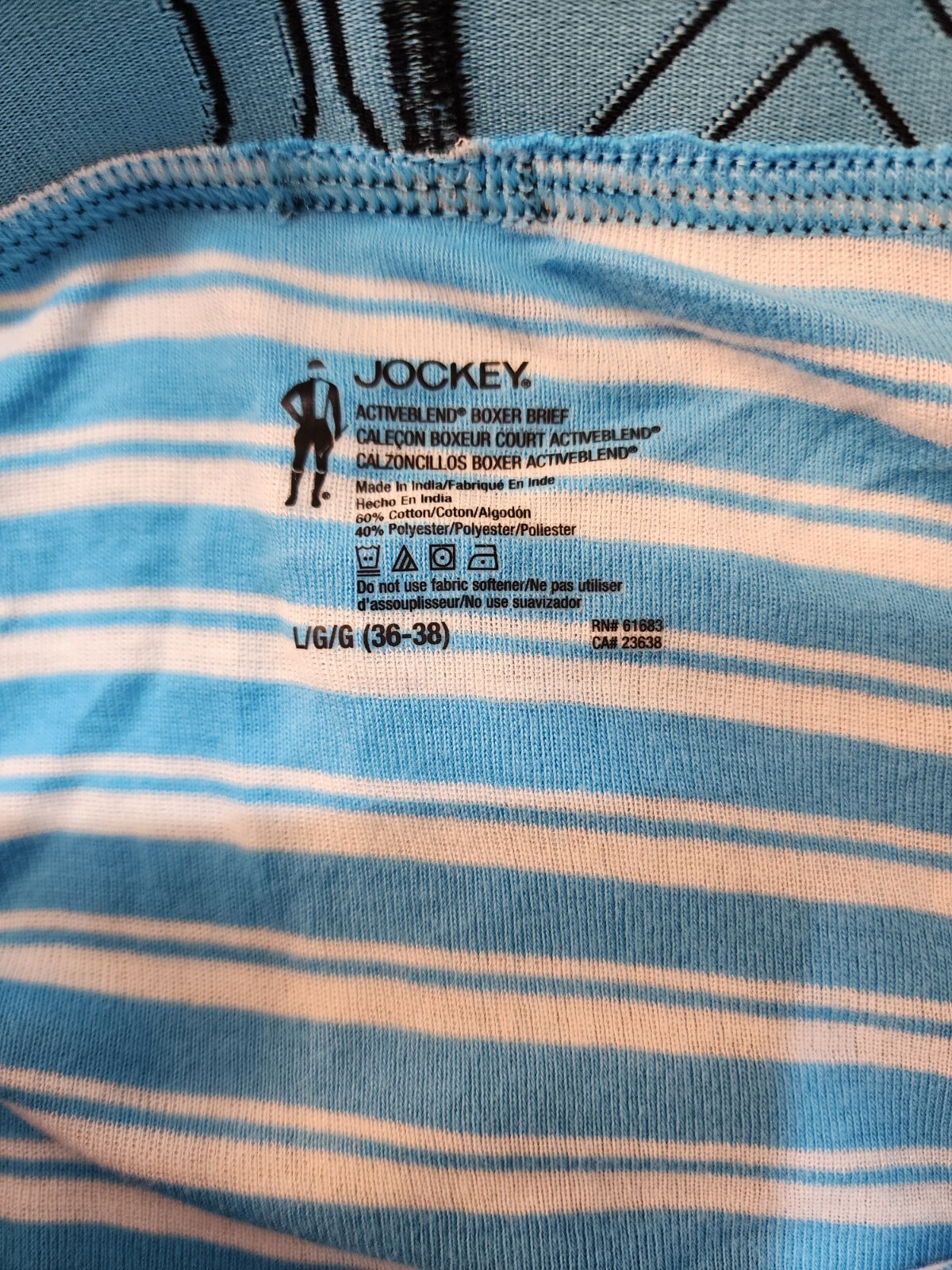 Jockey Active Blend Boxer Briefs Mens Large 3638 Multicolor 2 pack eBay