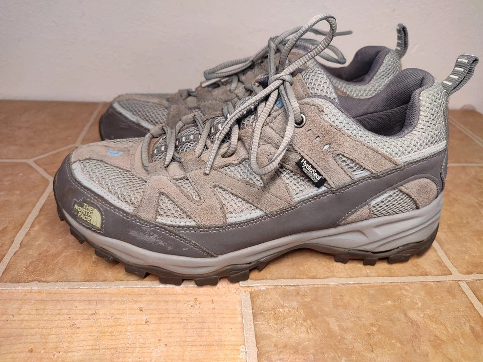 Zapatos de Senderismo The North Face para Mujer Gris 616273 Cuero Impermeable HydroSeal 9.5 Foto 3 de 4