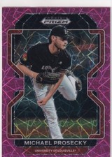 2022 PRIZMS PINK VELOCITY RC MICHAEL PROSECKY COLORADO ROCKIES PRIZM #-323
