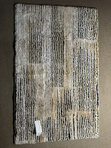 Abyss Habidecor Portugal Cotton Regato Striped Fine 23X39 Rug - Picture 1 of 8