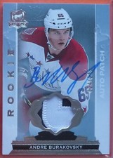 Andre Burakovsky 2014-15 UD The Cup Rookie Auto Patch RPA RC Chicago Blackhawks