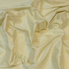 Iridescent Bone Dupioni 100 Silk Fabric, 54" Wide, By The Yard S-273
