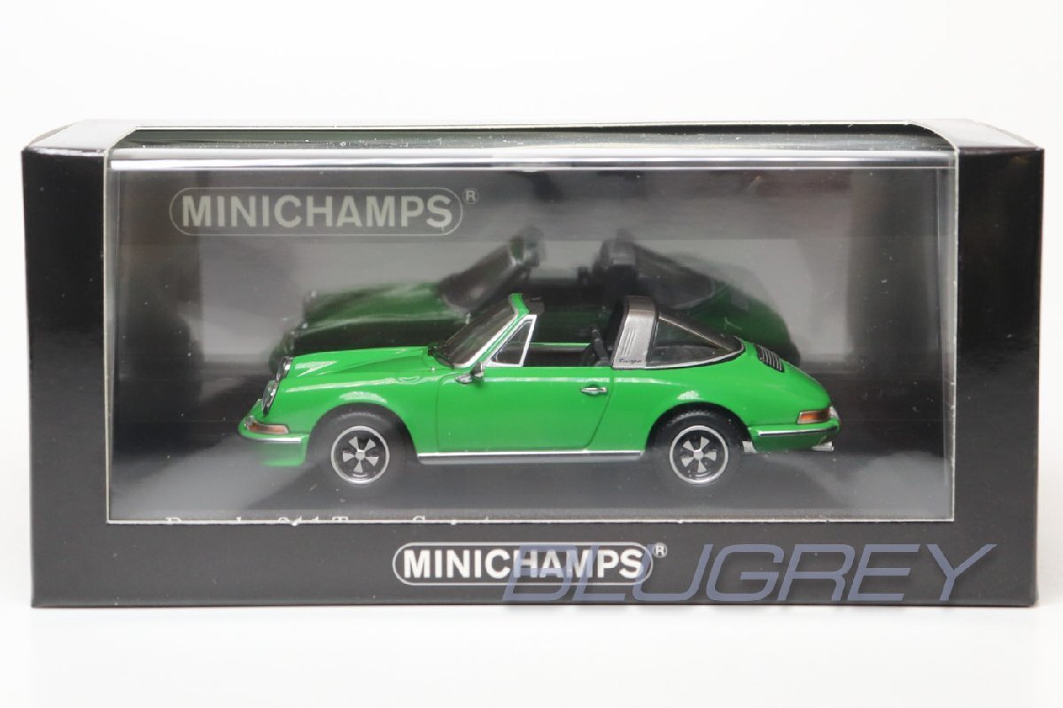 ミニカー MINICHAMPS 1/43 PORSCHE Minichamps 1/43 Porsche 911 Targa 1972 Green Limited To 504