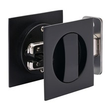 Square Sliding door Lock Privacy Barn Pocket door Entry lock Zinc Alloy Latch