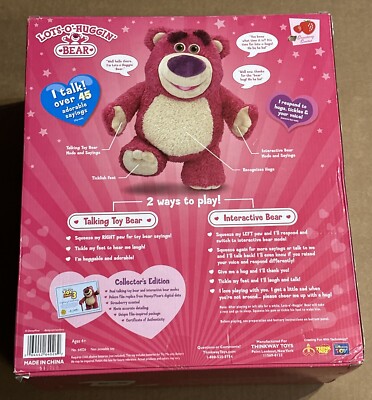 TOY STORY SIGNATURE COLLECTION LOTS-O-HUGGIN' BEAR PLUSH SCENTED