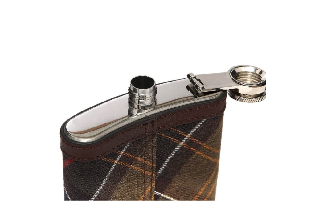 barbour hip flask