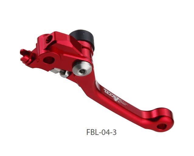 Levier de frein incassable Honda CRF 450 rouge en aluminium usiné