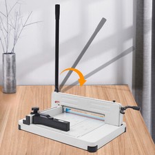 Professional Paper Trimmer Office Manual Guillotine A4 Papers Cutter Heavy Duty 