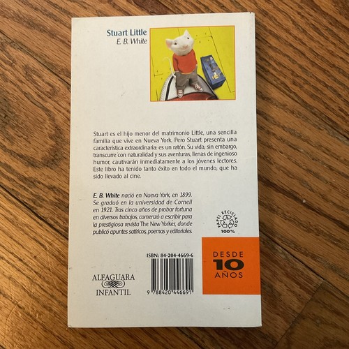 STUART LITTLE (SPANISH-LANGUAGE VERSION) (SPANISH EDITION) By E B White *VG+* - 第 14/24 張圖片