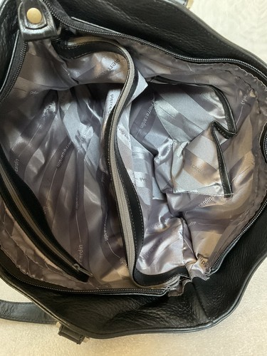 Large PIERRE CARDIN Black Leather Tote/Shoulder Bag / Handbag - Picture 10 of 12
