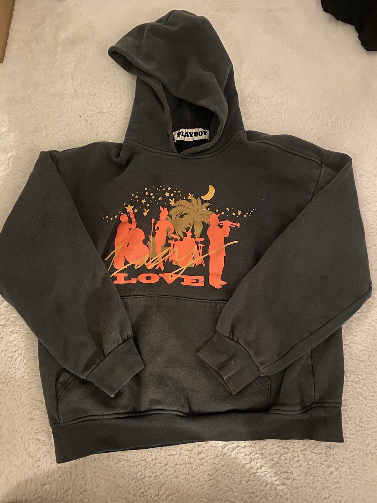 Playboy By Pacsun Black Hoodie Men’s Medium