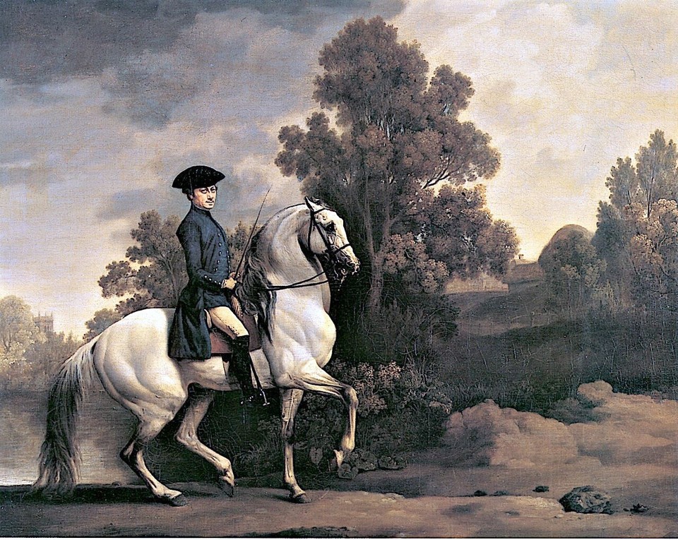 Art Oil painting Lord-Pigot-of-Patshull-Riding-a-Spanish-Bred-Charger ...