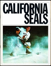 1966 California Seals San Diego Gulls _1ST HOME GAME_ Program WHL Oakland Hockey