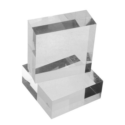 2 PCS Schmuck-Display-Tablett Transparenter Block-Präsentationsständer