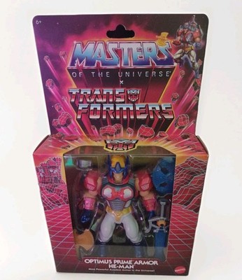 Transformers MOTU Optimus Prime Armor He-Man Action Figure NEW