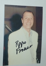 AUTOGRAFO PIPPO FRANCO FOTO FILM CINEMA PRESENTATORE TV ATTORE COMMEDIA CULT 80