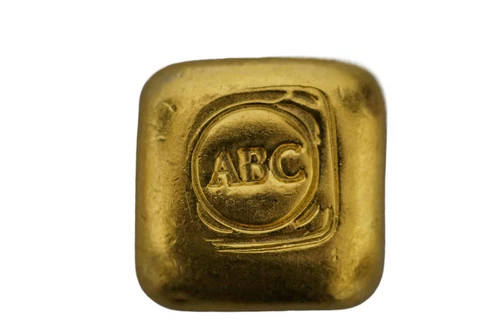 ABC Bullion One Ounce 9999 Gold Cast Bullion Bar - Picture 1 of 3