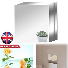 29*21cm Mirror Tiles Wall Mounted DIY Full Body Self-Adhesive Stick For Home DIY