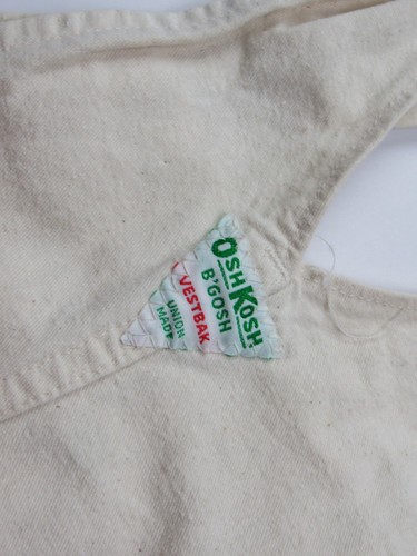 Vtg 70s Osh Kosh B’Gosh Sanforized Painters Overall Bib 30 x 33 USA Union Made - Picture 13 of 15
