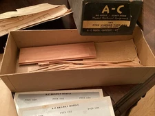 A-C Model Company FTCX Wooden Vinegar Tank Car Kit - Wood craftsman style
