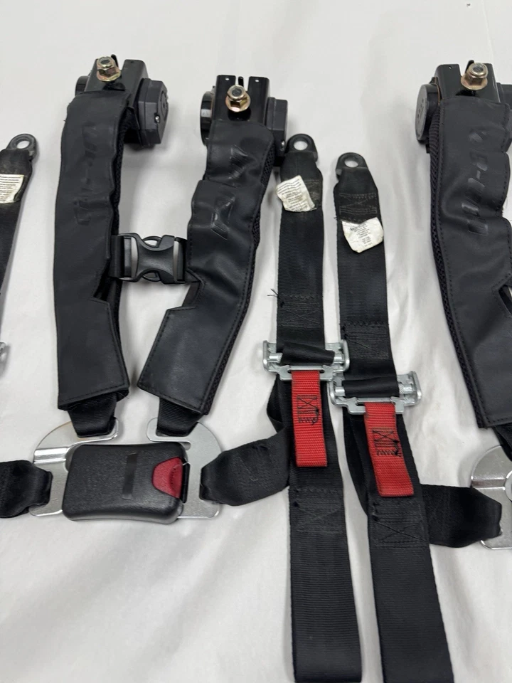 Can Am Maverick X3/R 2017-2025 retráctil arnés de 4 puntos cinturones de seguridad (2) H37 Foto 3 de 4