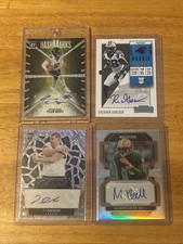 4 Card Lot Au Tyler Scott Ty Robinson Markquese Bell Rashaan Gaulden