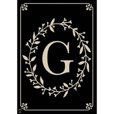 Briarwood Lane Classic Monogram Letter G Double-Sided House Flag 28x40