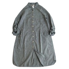 MARGARET HOWELL MHL. Cotton Shirt Dress Size 2 Made In Japan