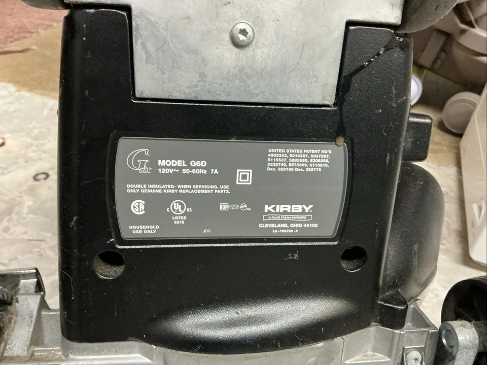 KIRBY G6 G6D Vacuum Cleaner Runs AS-IS No Bag Parts Or Restoration - Image 4 of 4