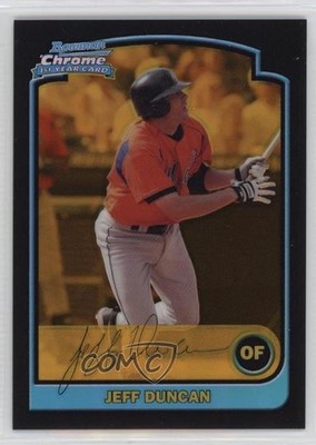 2003 Bowman Draft Chrome Gold Refractor /50 Jeff Duncan #BDP113 Rookie RC 4f5