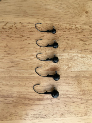 Premium Ball Head Jig Heads   Choose Size & Color   1/8 - 1/2 oz