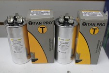 2X Titan Pro TRCFD355 HVAC Round Dual Motor Run Capacitor. 35/5 MFD/UF440/370 V